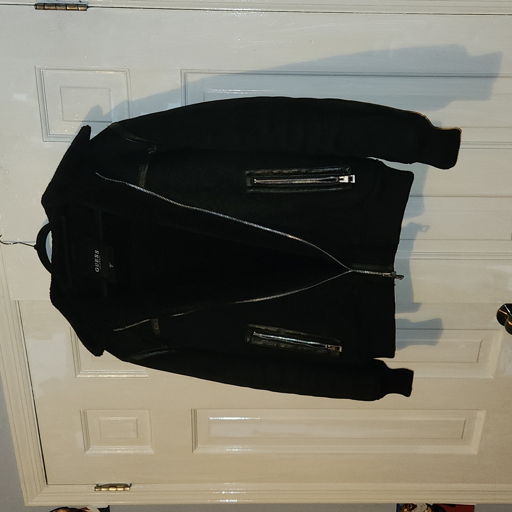 Guess Faux Fur Oversized Jacked